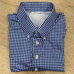 Collars & Co. - Blue Gingham Polo Shirt
